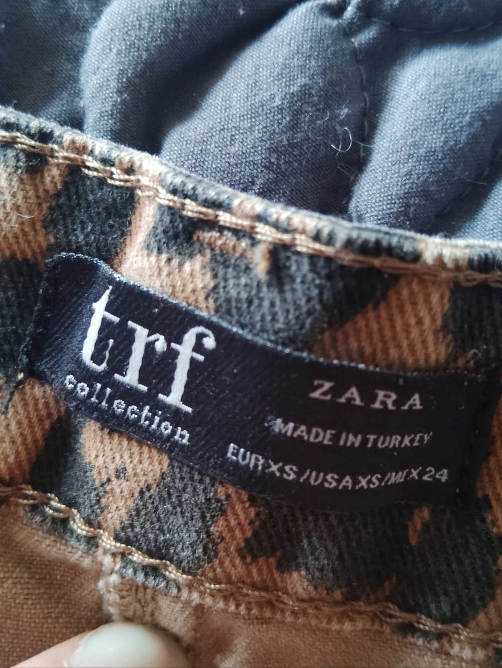 ZARA Trf Collection Animal Print Mini Skirt XS - Picture 7 of 7